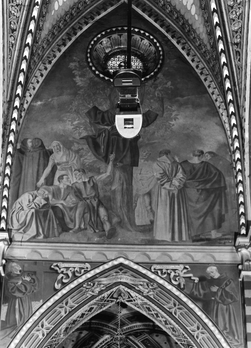 Sant'Antonio da Padova in estasi (dipinto) di Nardi Antonio Maria (sec. XX)