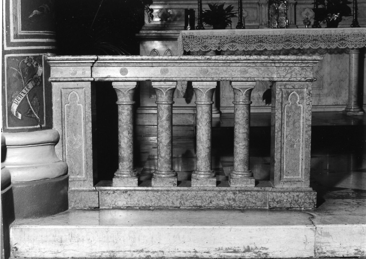 balaustrata - ambito bolognese (sec. XX)