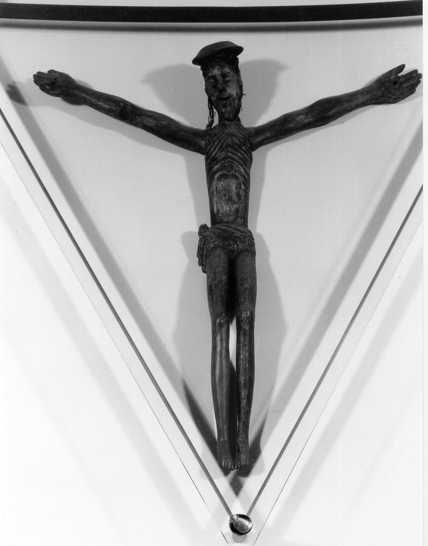 Cristo crocifisso (scultura) - ambito italiano (prima metà sec. XIII)