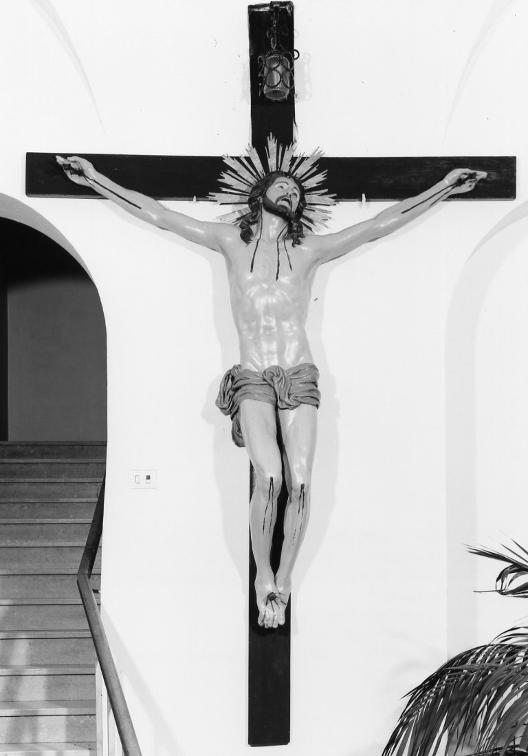 Cristo crocifisso (scultura) - ambito emiliano (fine/inizio secc. XIX/ XX)