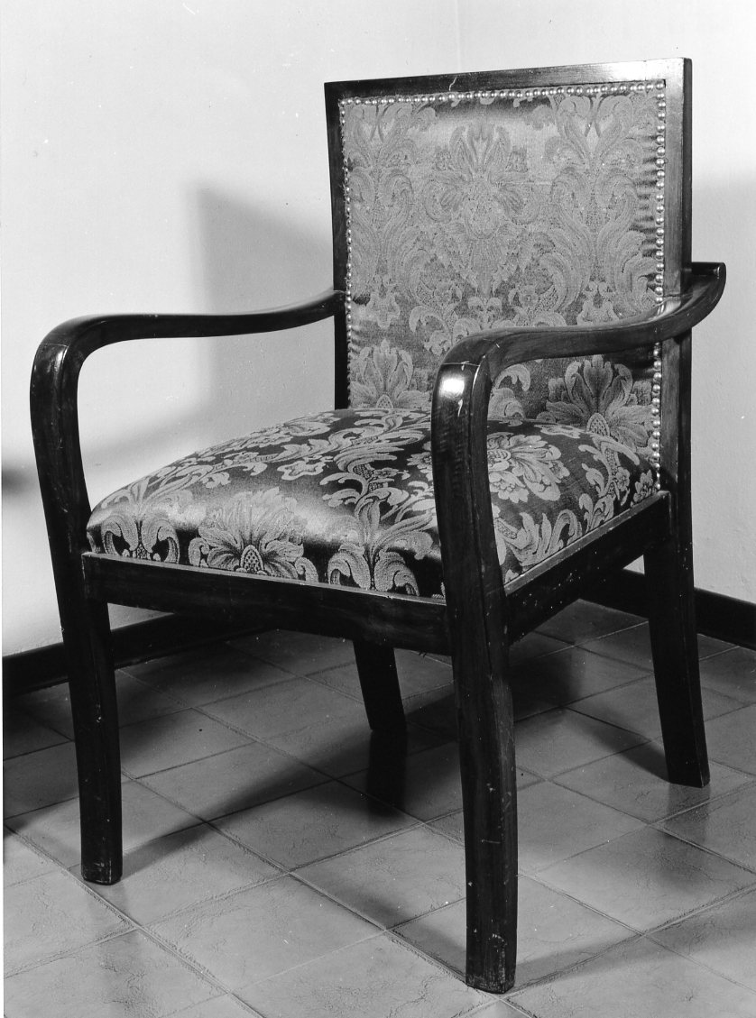 poltroncina - ambito emiliano (metà sec. XIX)