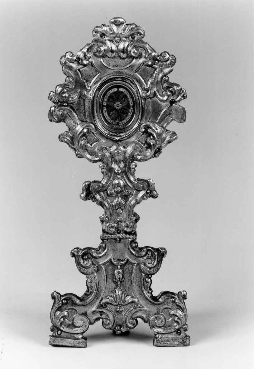 reliquiario - a ostensorio - ambito emiliano (secc. XVIII/ XIX)