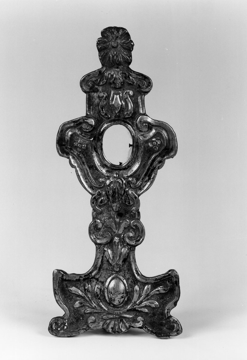 reliquiario - a ostensorio - ambito emiliano (sec. XVIII)