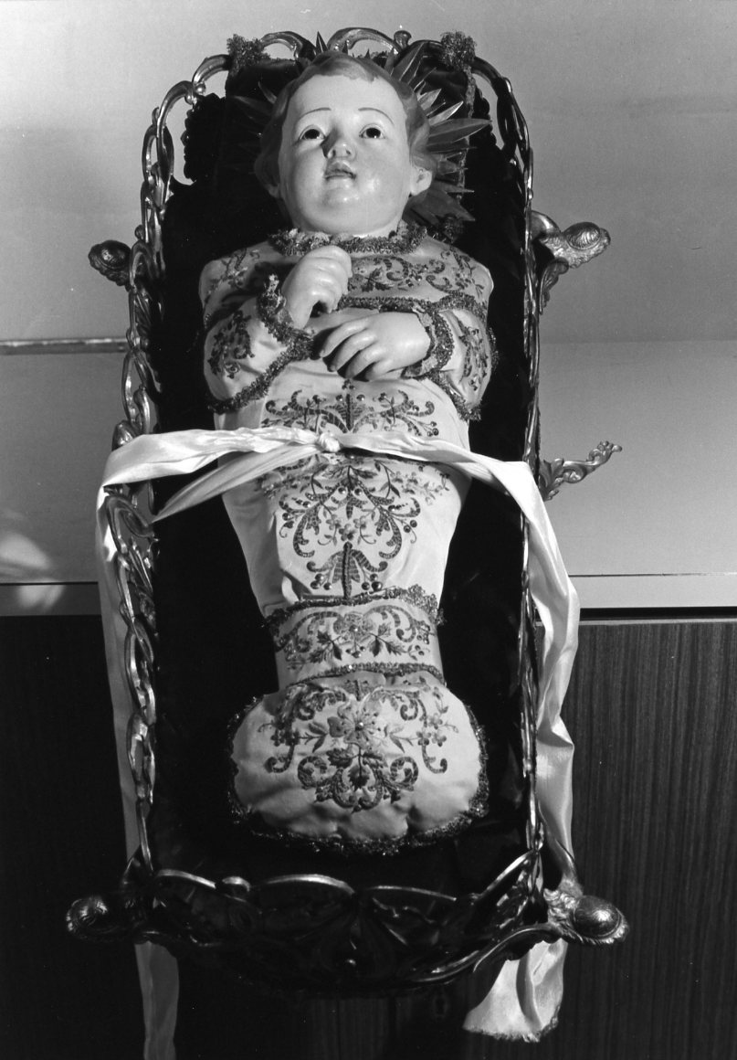 Gesù Bambino (statuetta devozionale) - ambito bolognese (seconda metà sec. XVII)