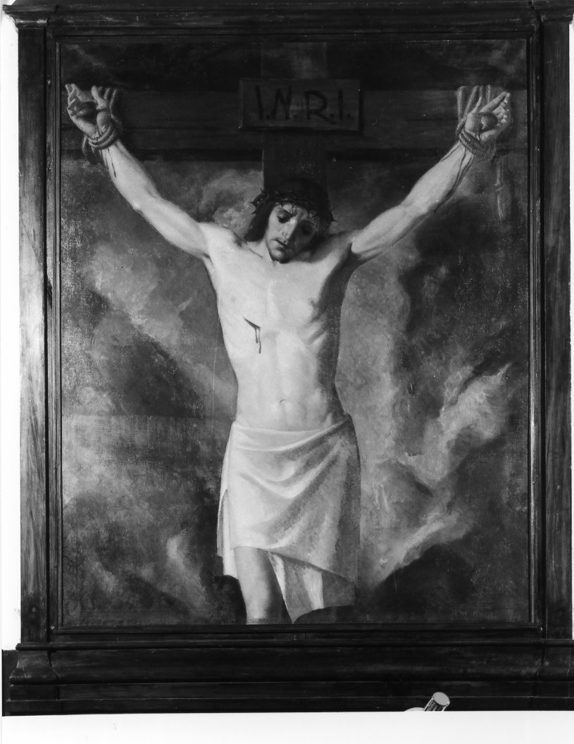 Cristo crocifisso (dipinto) di Nardi Antonio Maria (sec. XX)