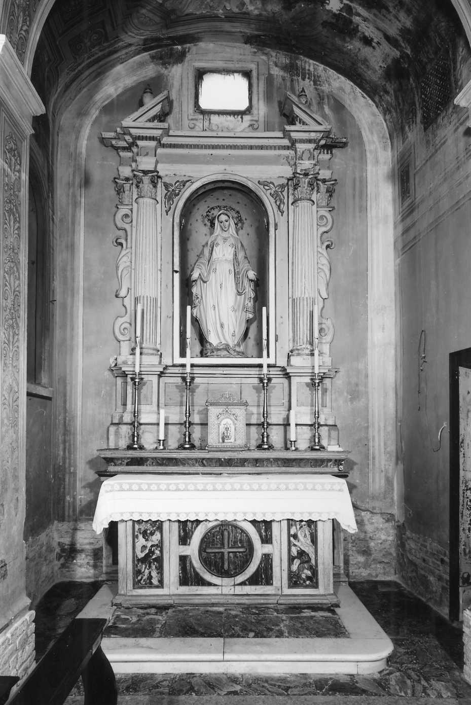 altare - manifattura ferrarese (sec. XIX)