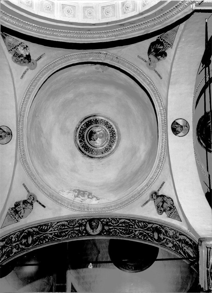 Beato francescano, Beato Barnaba, Beato Stefano, San Venanzio, Sant'Antonio, Beato Alberto, Beato Ambrogio (decorazione pittorica) di Bonaccioli Gabriele detto Gabrieletto, Bonacossi Angelo Maria, Carpi Tommaso (fine/inizio secc. XV/ XVI)