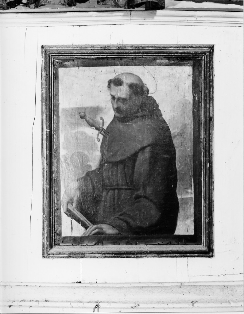 Santo francescano martire (dipinto) di Bononi Carlo (primo quarto sec. XVII)