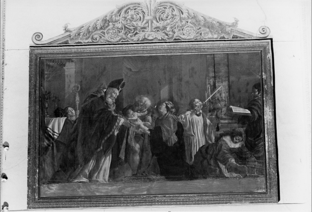 circoncisione di Gesù Bambino (dipinto) di Bonfanti Antonio detto Torricella (sec. XVII)