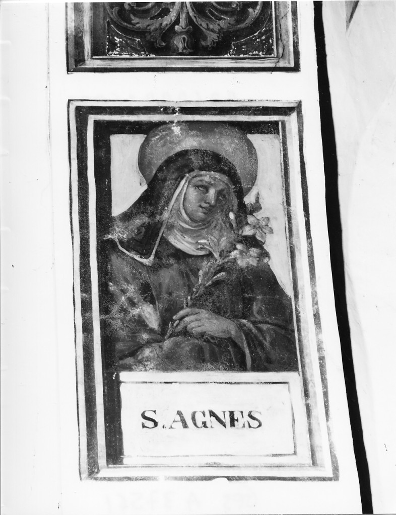 Sant'Agnese (dipinto) di Domenichini Girolamo (terzo quarto sec. XIX)