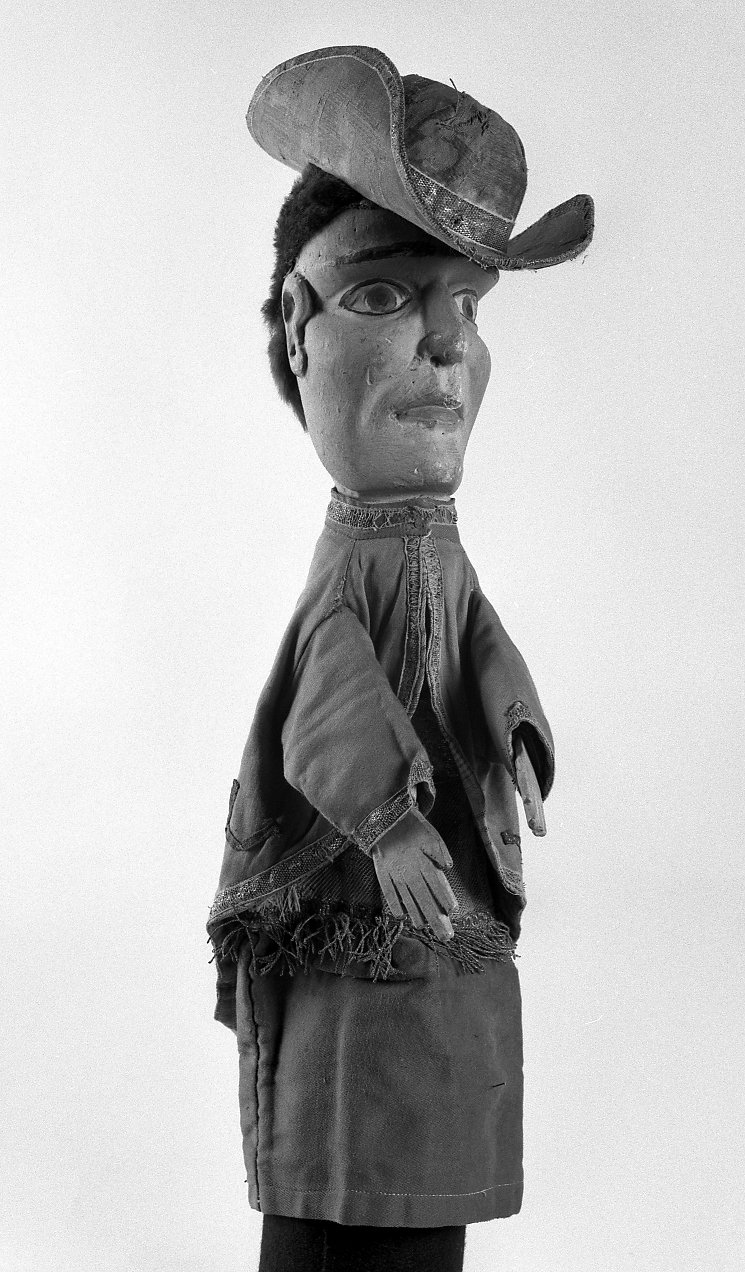 Generico, personaggio con giacca e cappello (burattino) - bottega emiliano-romagnola (secc. XIX/ XX)