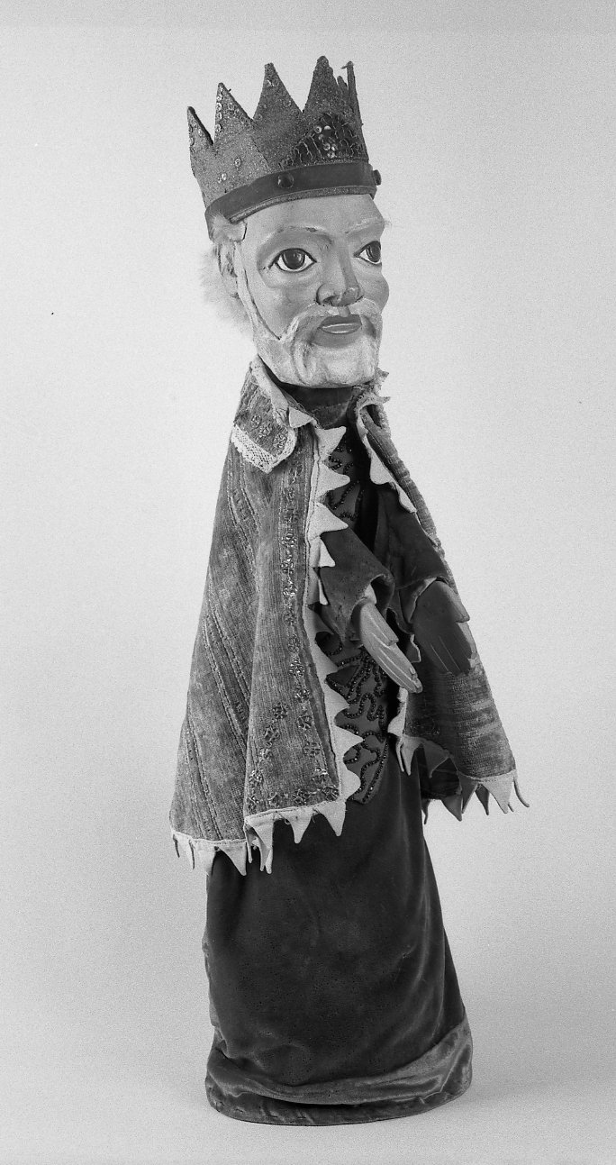 Re (burattino) - bottega emiliano-romagnola (secc. XIX/ XX)