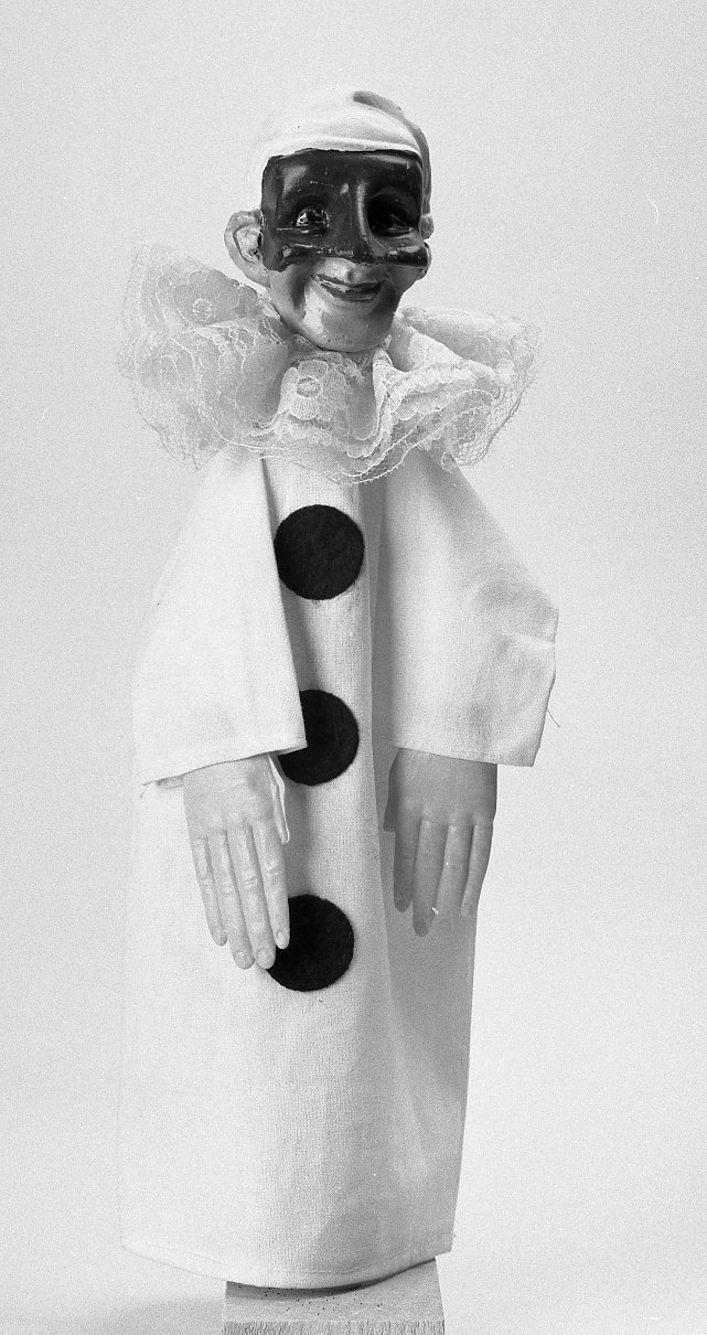 Pierrot (burattino) - bottega francese (secc. XIX/ XX)
