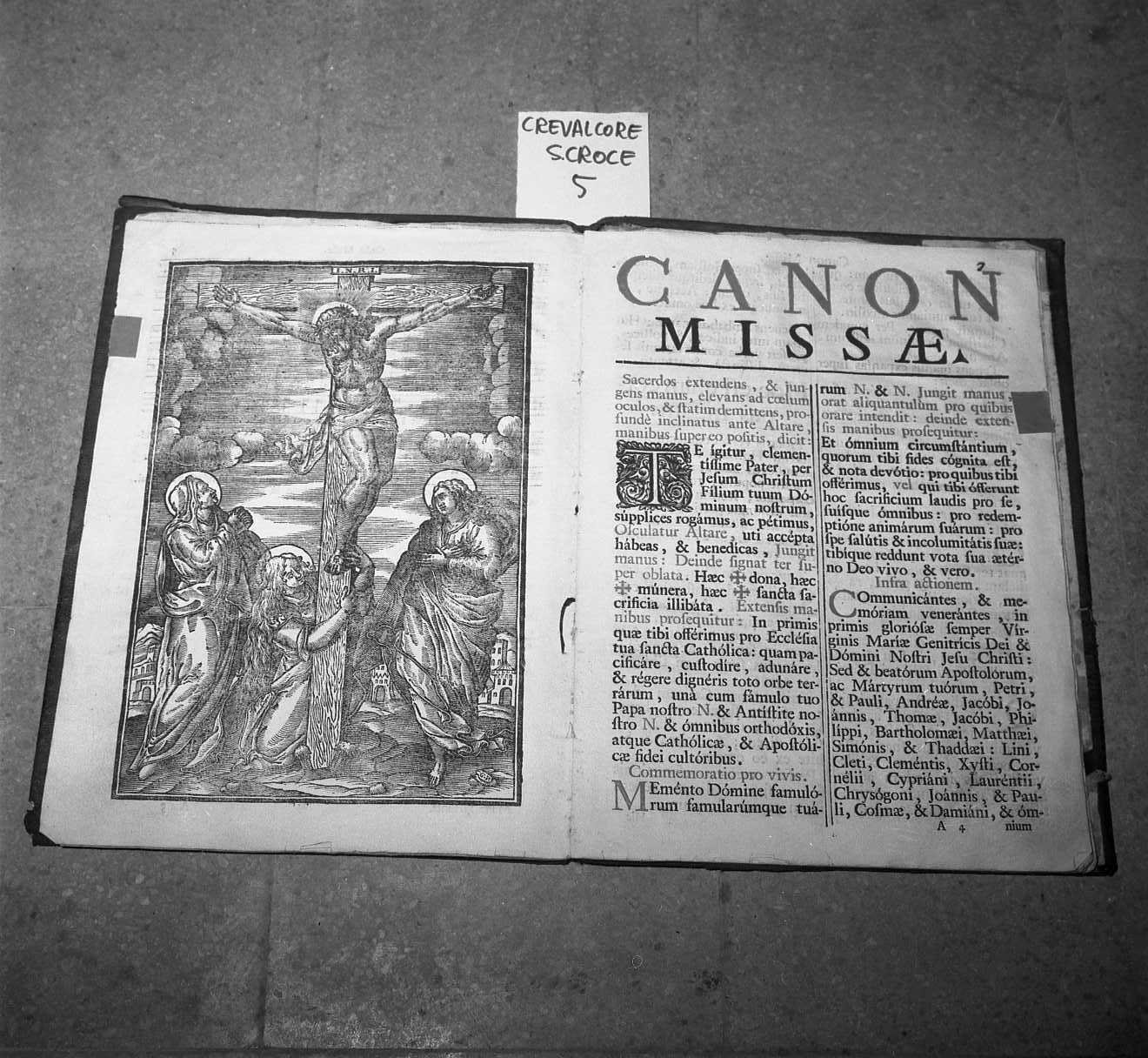 coperta di libro liturgico - produzione veneziana (sec. XVIII)