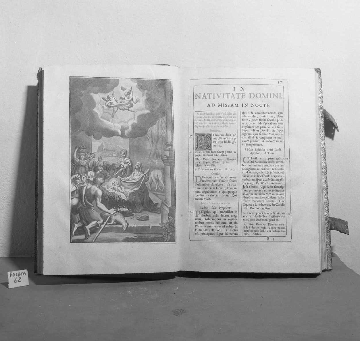 coperta di libro liturgico - produzione europea (sec. XVIII)