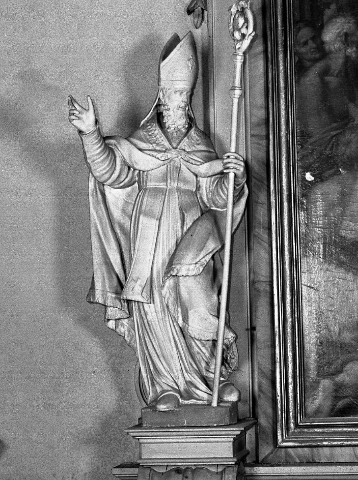 Sant'Eligio vescovo di Noion (statua, elemento d'insieme) - ambito emiliano (prima metà sec. XVIII)