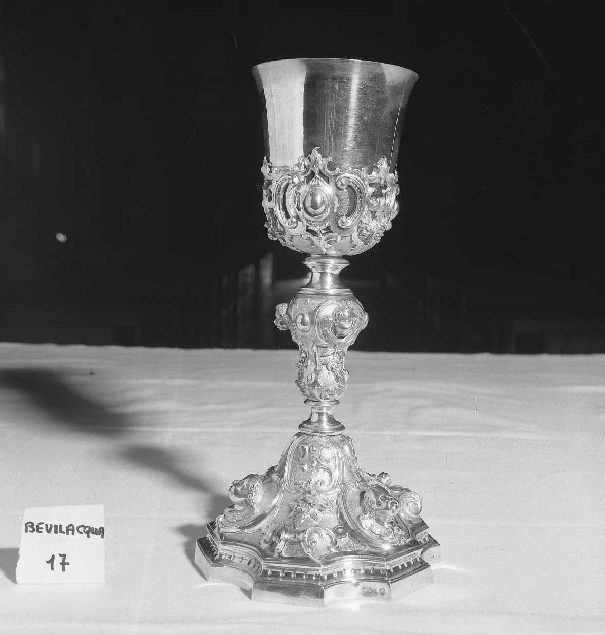 calice - bottega emiliana (sec. XIX)