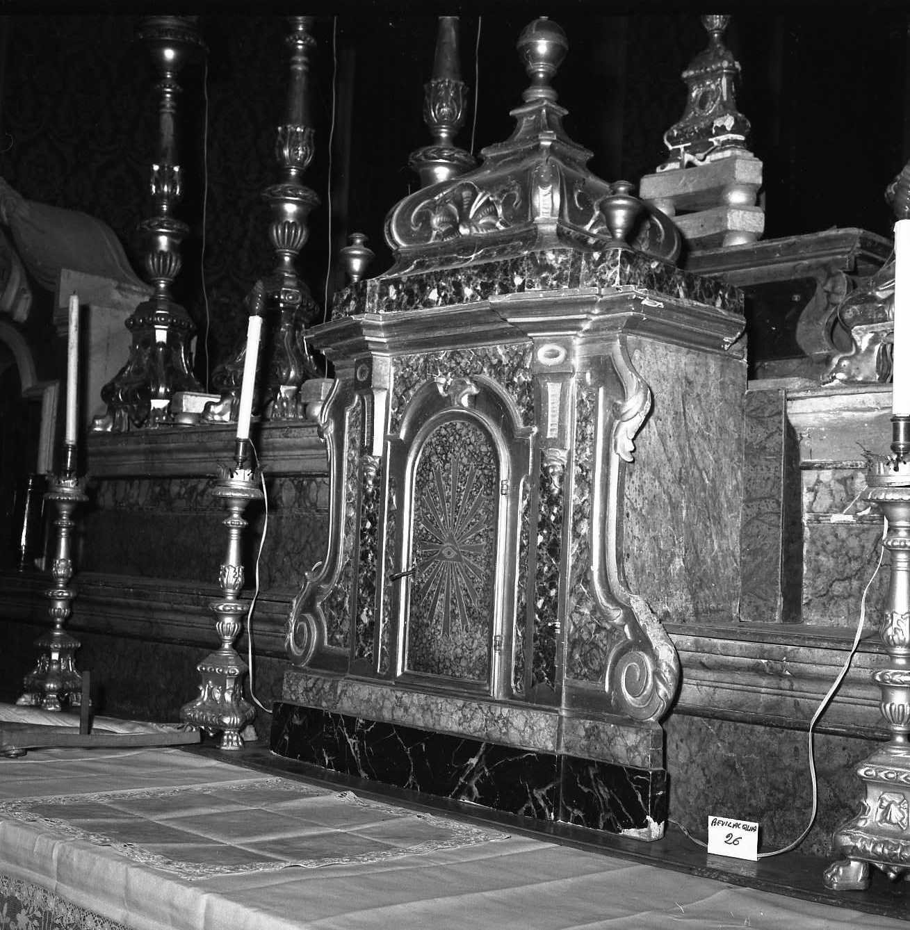 tabernacolo - a tempietto - bottega emiliana (sec. XVII)