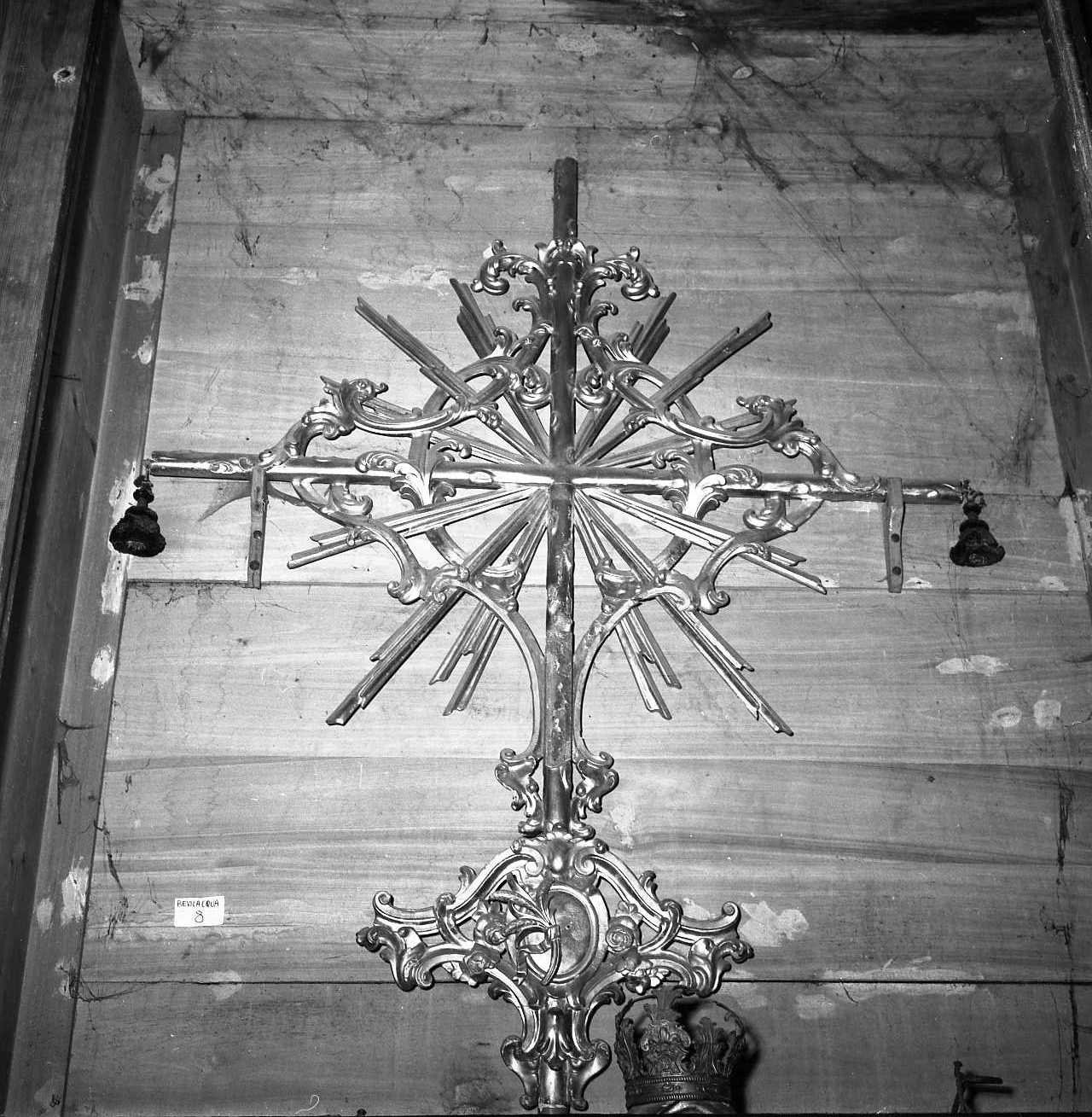 croce processionale - bottega emiliana (sec. XVIII)