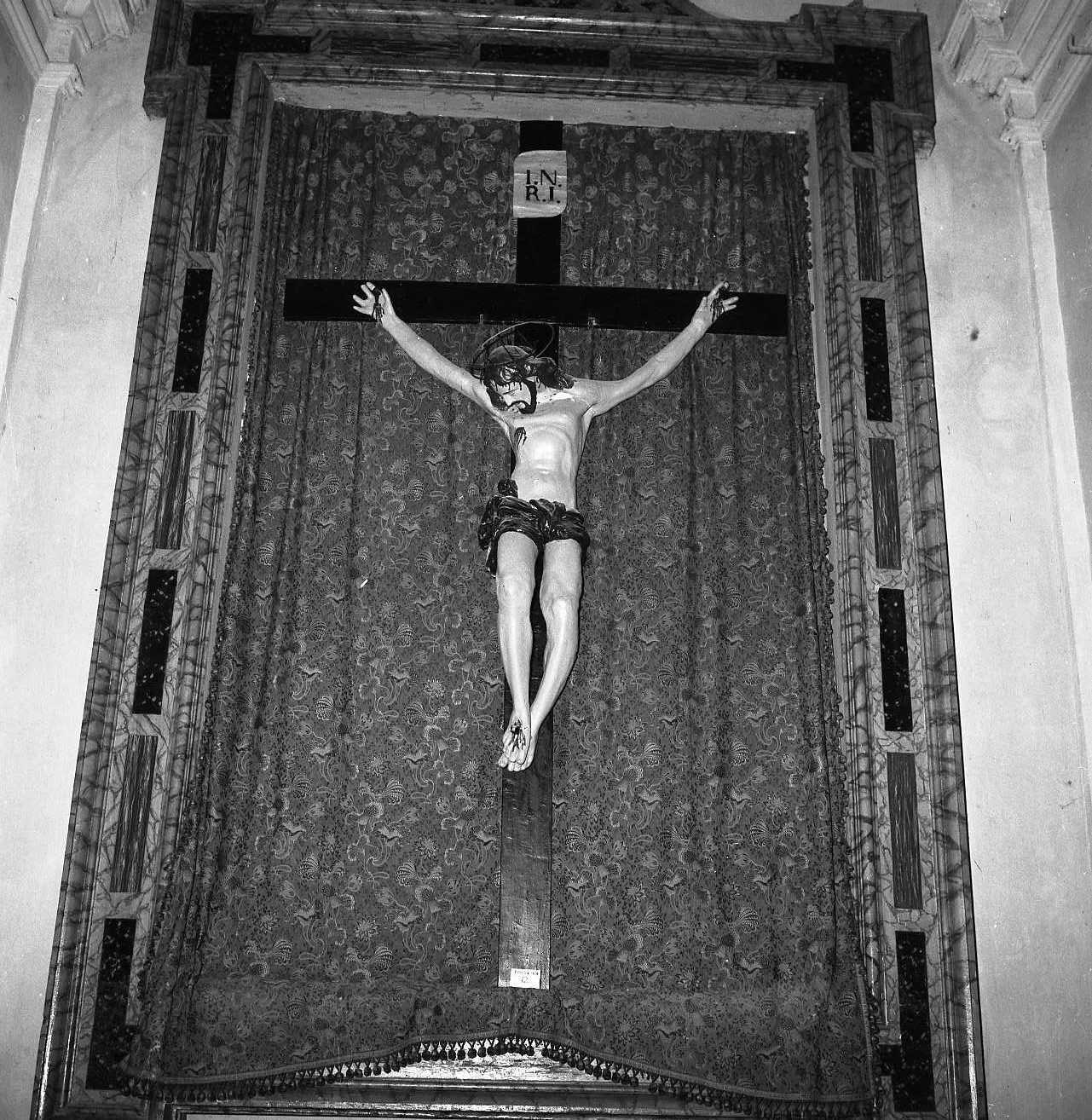 Cristo crocifisso (scultura) - bottega emiliana (sec. XVIII)