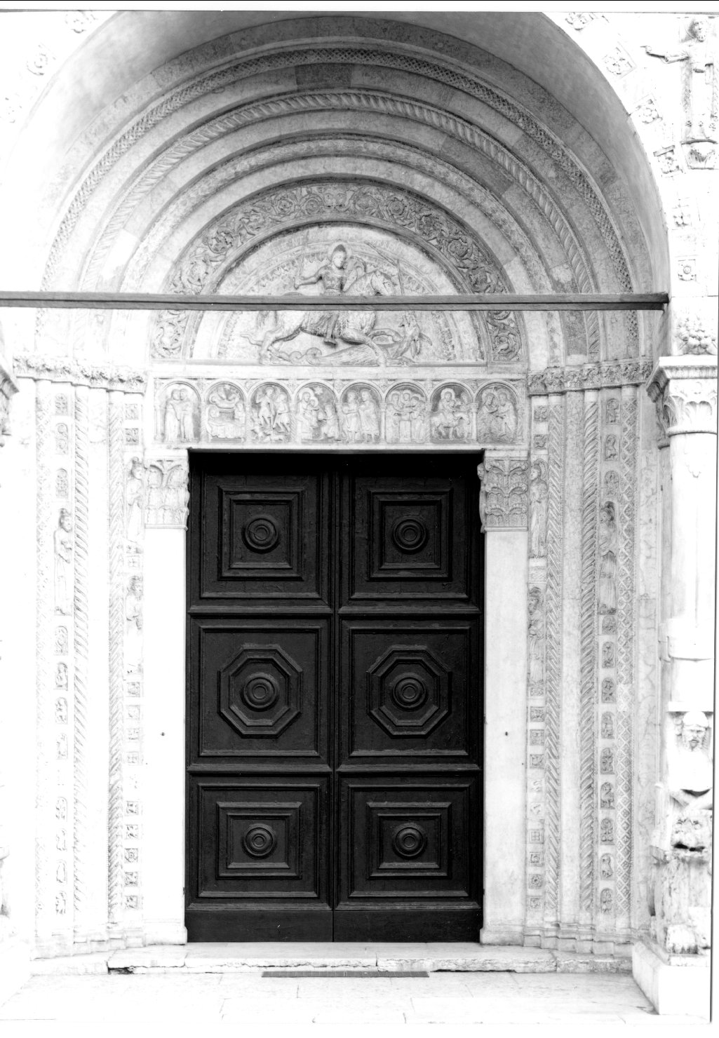 episodi del Nuovo Testamento (rilievo, elemento d'insieme) di Nicolò (e aiuti) (sec. XII)