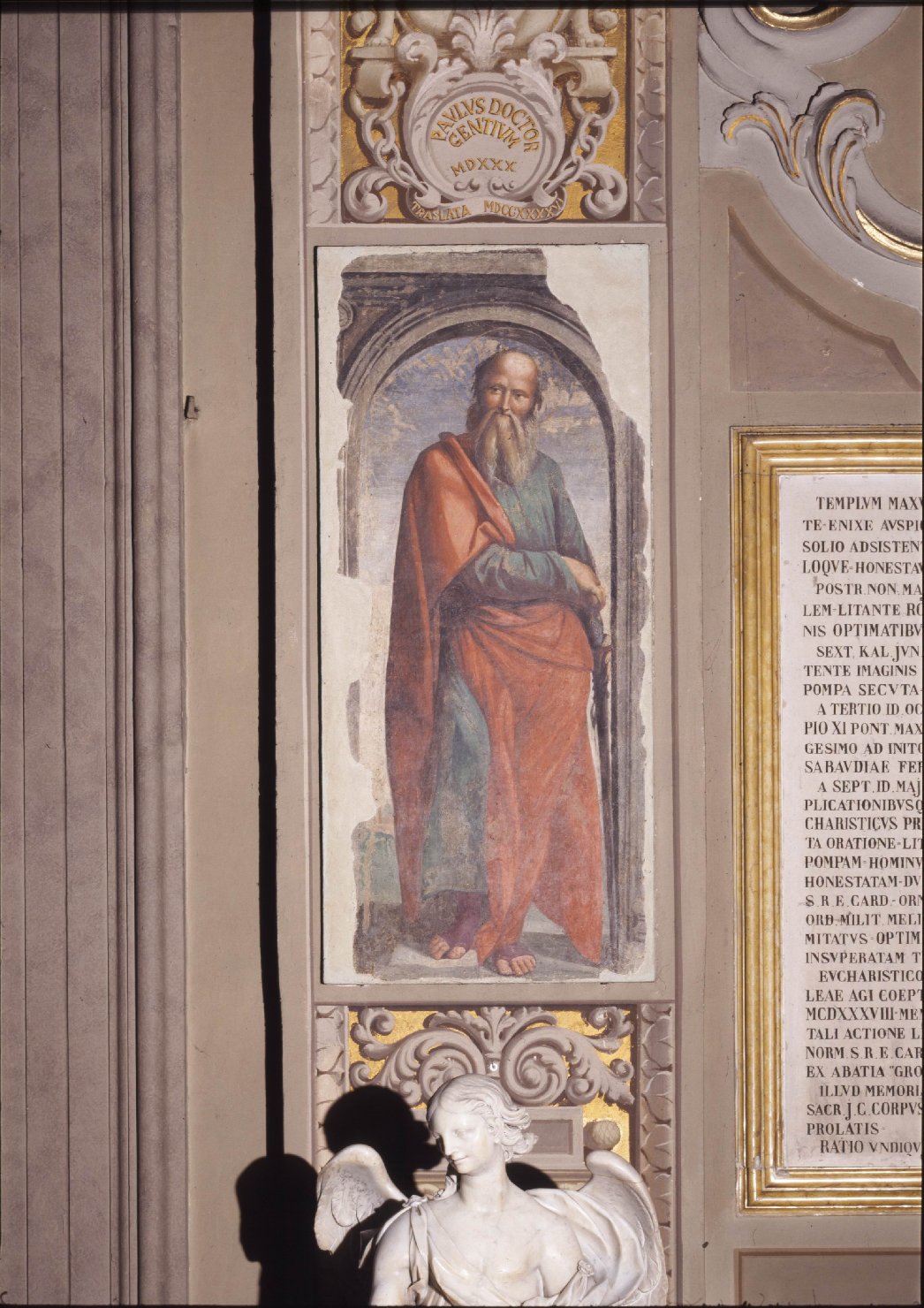 San Paolo (dipinto, frammento) di Tisi Benvenuto detto Garofalo (sec. XVI)