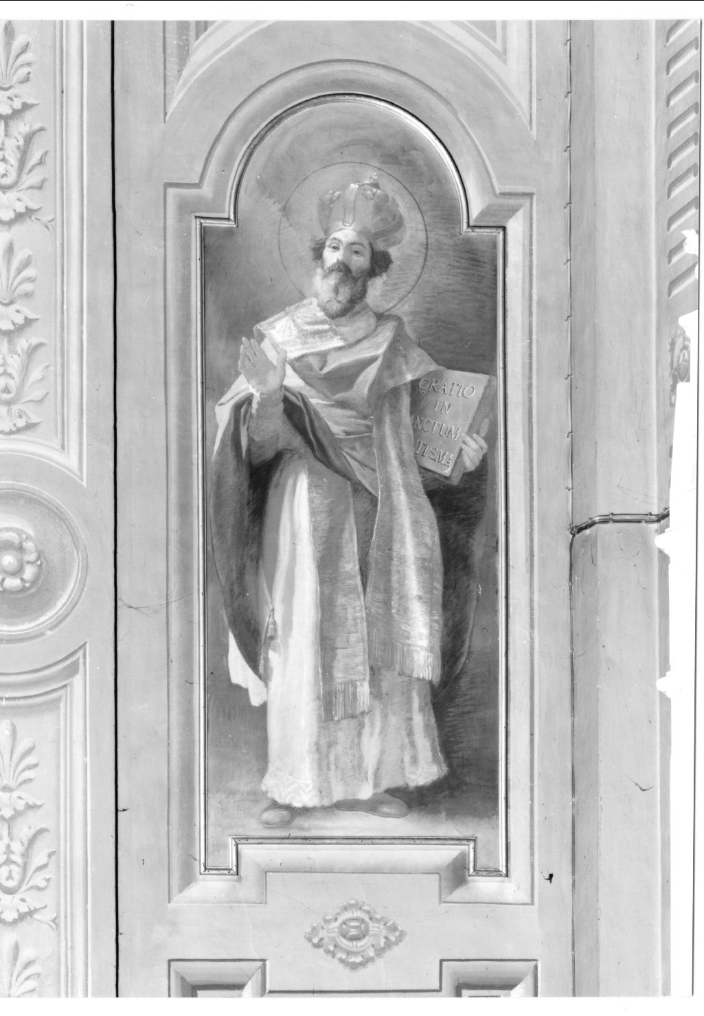 San Gregorio Nazianzeno, Santo (dipinto, elemento d'insieme) di Monti Virginio (e aiuti) (sec. XIX)
