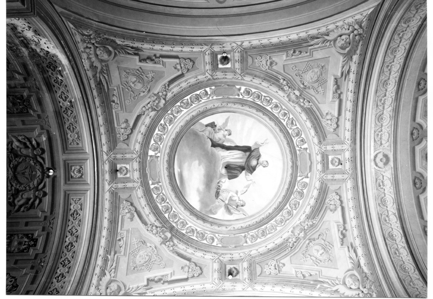 San Tommaso d'Aquino (dipinto, complesso decorativo) di Monti Virginio (e aiuti) (fine sec. XIX)