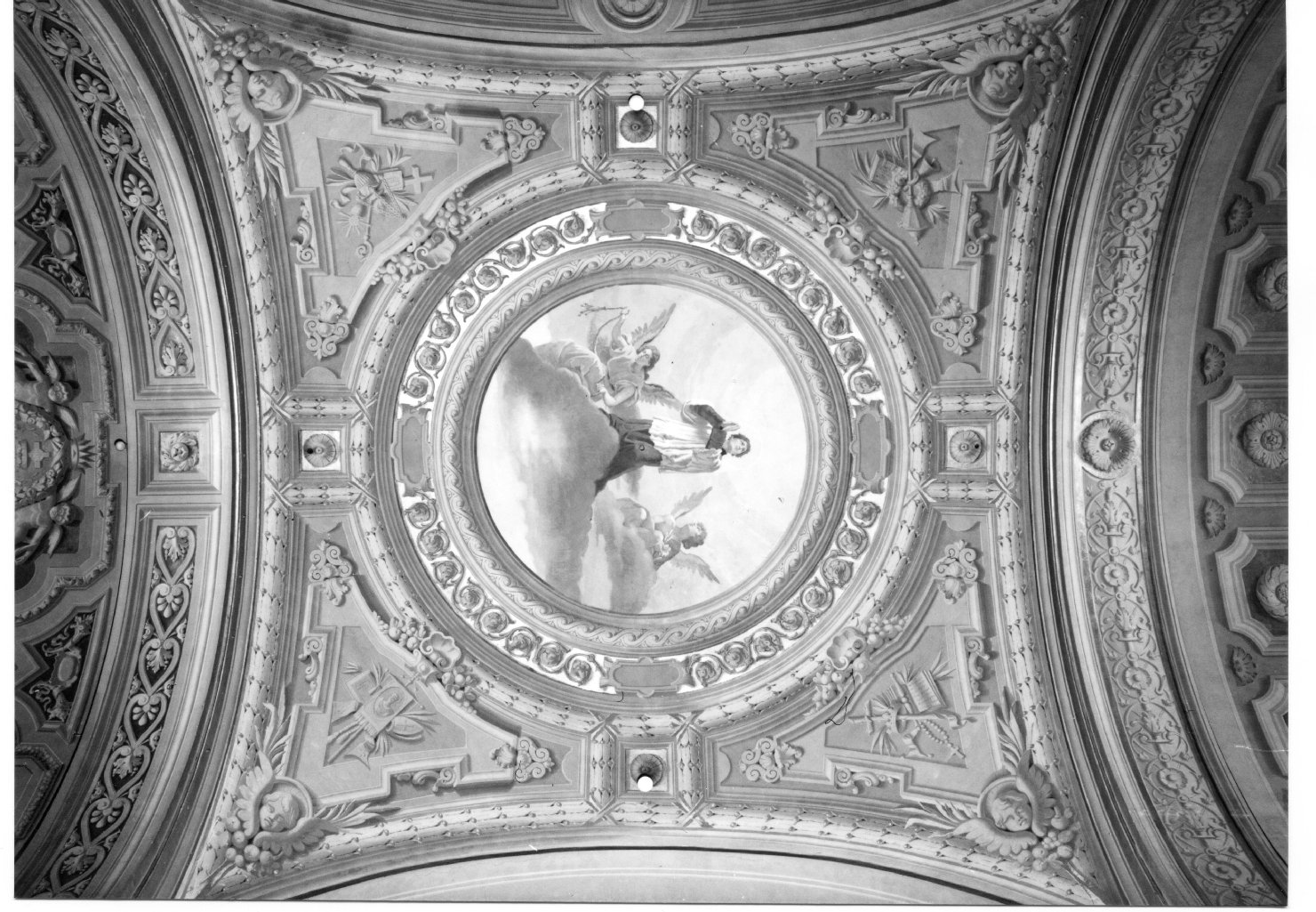 San Luigi Gonzaga (dipinto, complesso decorativo) di Monti Virginio (e aiuti) (seconda metà sec. XIX)