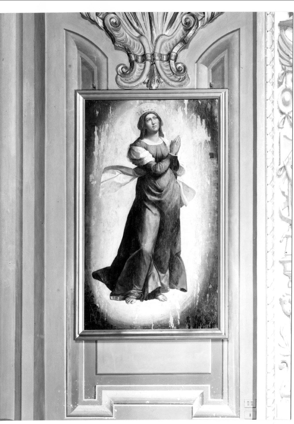 Madonna orante (dipinto, opera isolata) di Tisi Benvenuto detto Garofalo (maniera) (sec. XVI)