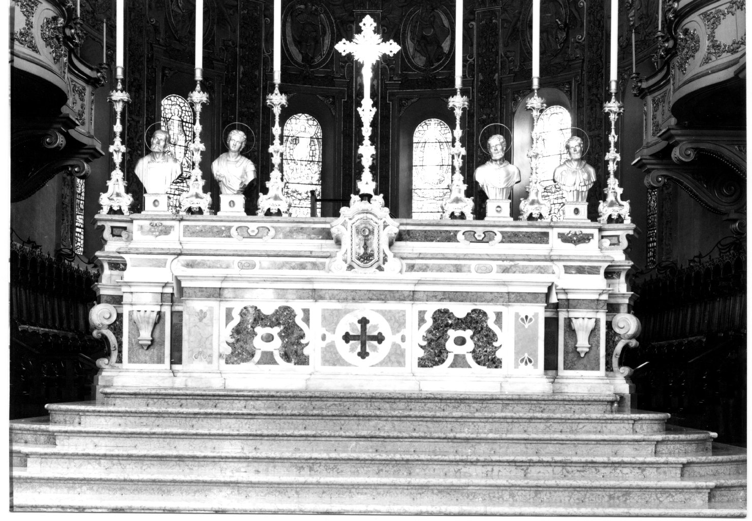 altare maggiore - manifattura ferrarese (ultimo quarto sec. XVII)