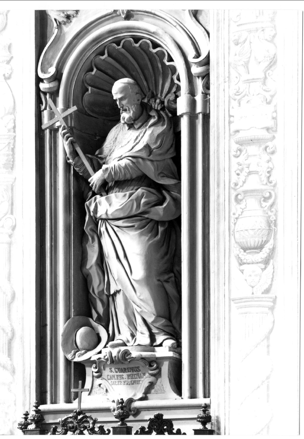 San Quirino, Santo (statua, elemento d'insieme) di Turchi Pietro (metà sec. XVIII)