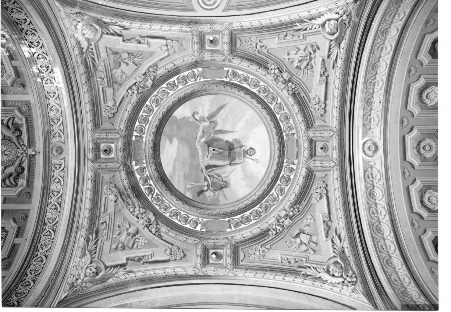 San Giuseppe (dipinto, complesso decorativo) di Monti Virginio (e aiuti) (fine sec. XIX)