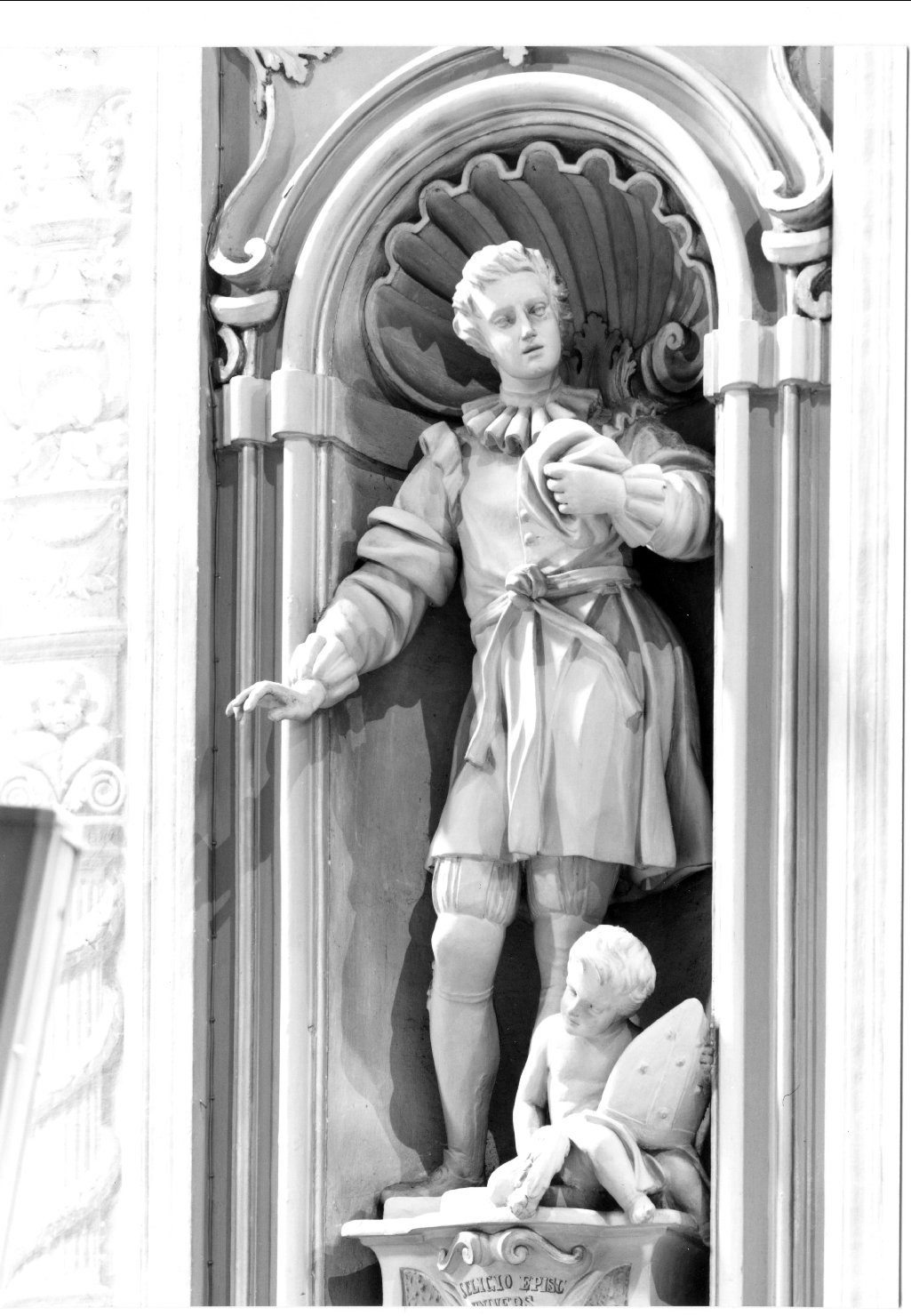 Sant'Eligio, Santo (statua, elemento d'insieme) di Ferreri Giuseppe (sec. XVIII)