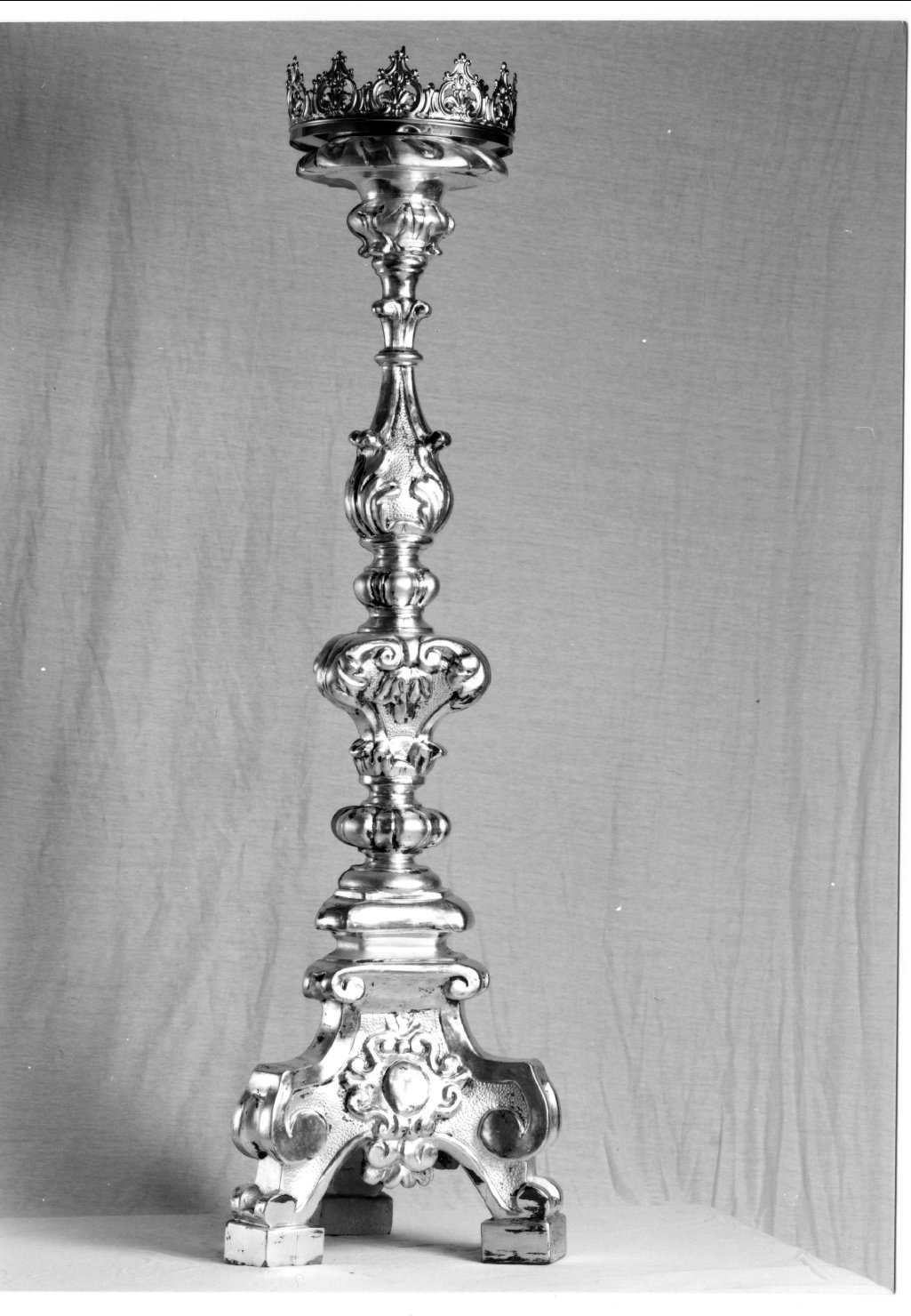 candeliere, serie - manifattura ferrarese (seconda metà sec. XVIII)