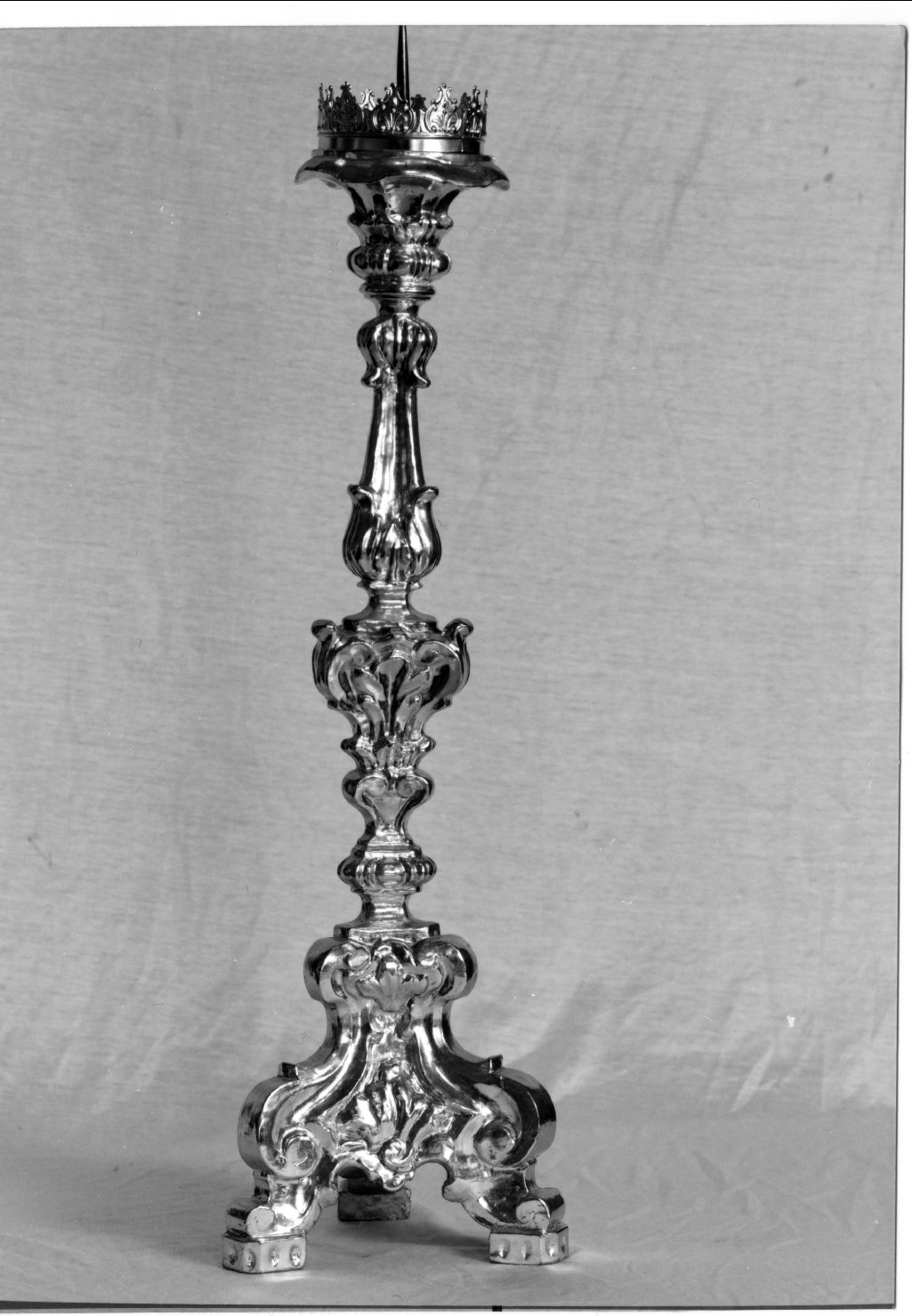 candeliere, serie - manifattura ferrarese (sec. XVIII)
