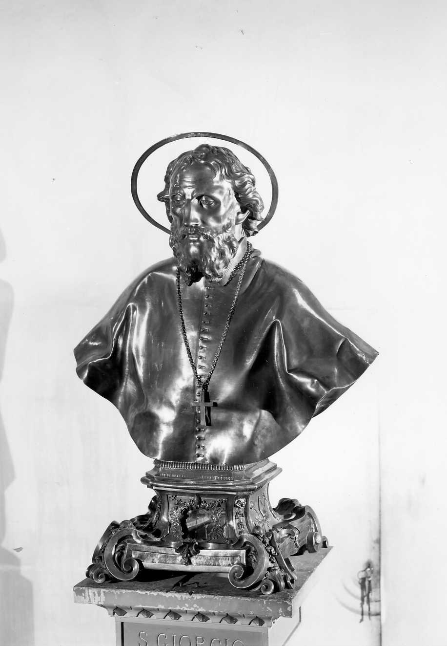 San Maurelio martire, Santo martire (reliquiario - a busto) di Troni Zanobio (sec. XVIII)