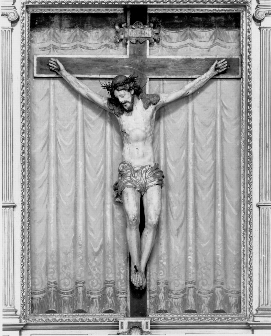 Cristo crocifisso (scultura) - manifattura emiliana (sec. XVIII)