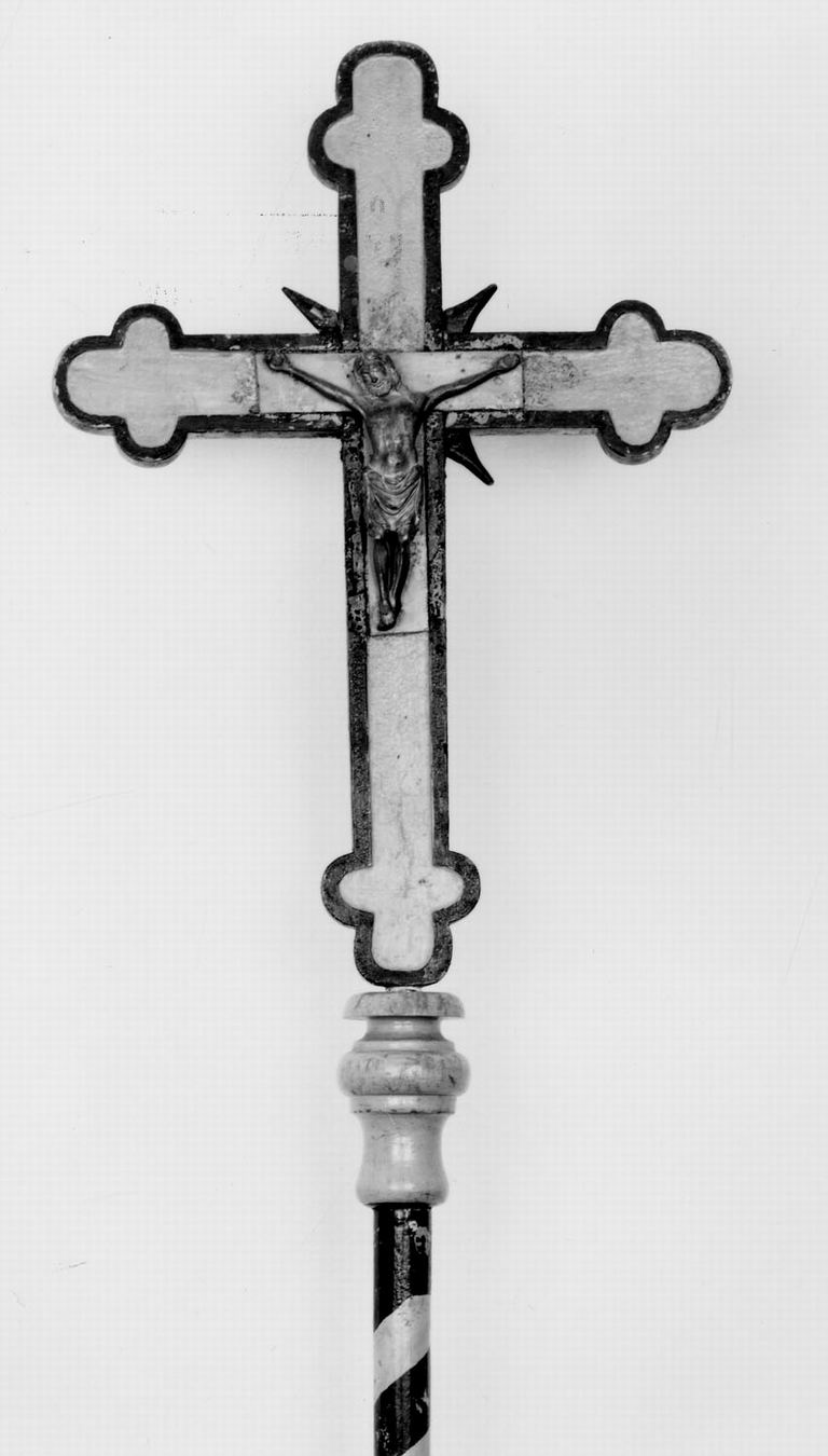 croce processionale - manifattura emiliana (sec. XIX)