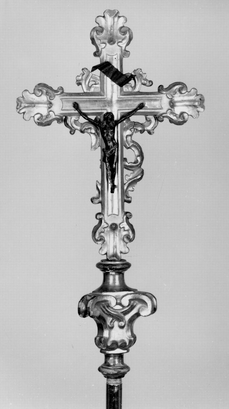 croce processionale - manifattura emiliana (sec. XVIII)