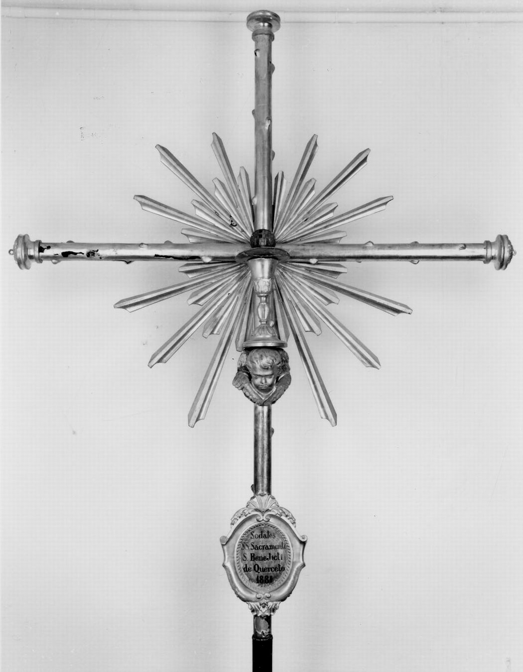croce processionale - manifattura emiliana (sec. XIX)