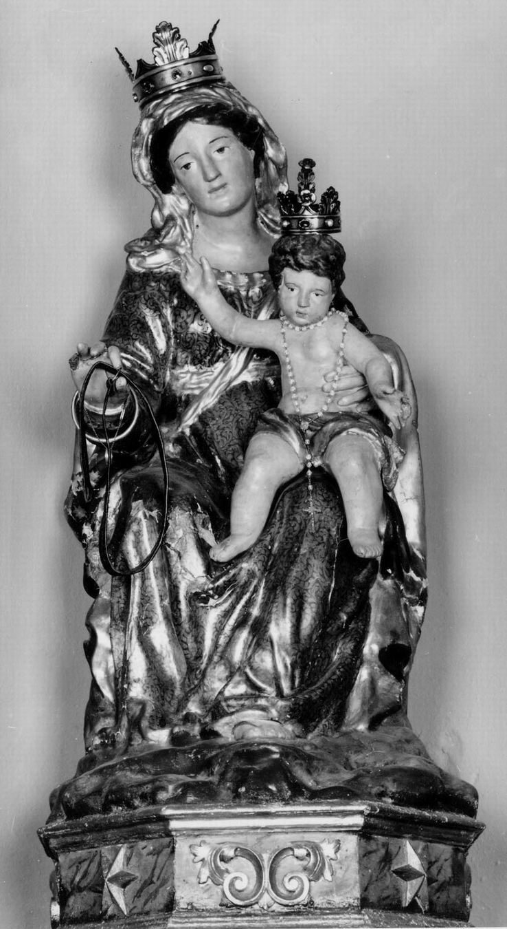 Madonna della Cintola, Madonna con Bambino (statua) - manifattura emiliana (ultimo quarto sec. XVII)