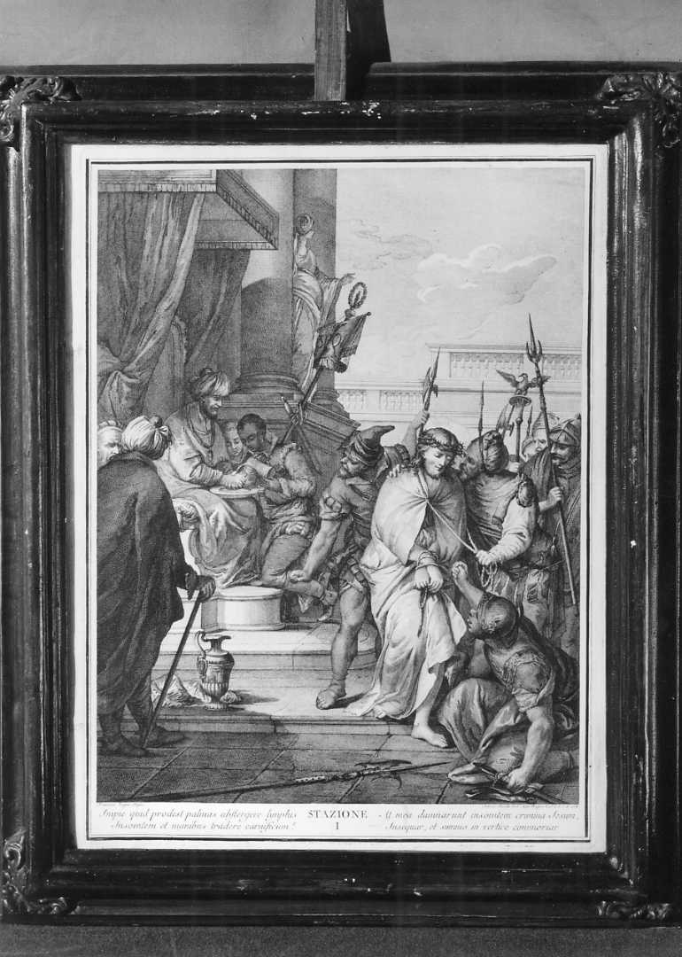 stazioni della via crucis (Via Crucis, ciclo) di Zugno Francesco, Crosato Giovanni Battista, Fedeli Domenico detto Maggiotto, Fontebasso Francesco, Angeli Giuseppe, Diziani Gaspare, Marieschi Jacopo detto Jacopo di Paolo, Baratti Antonio, Del Colle Pellegrino, Lante Giuseppe, Berardi Fabio (sec. XVIII)