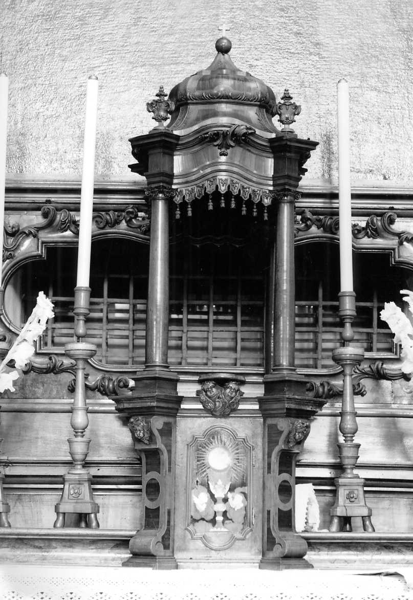 tabernacolo - manifattura emiliana (secc. XVIII/ XIX)