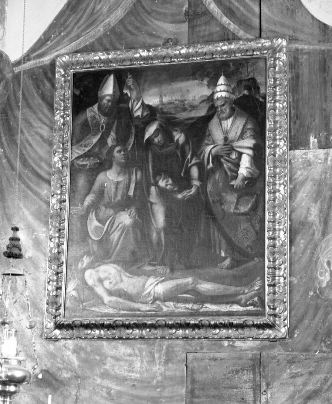 Cristo in pietà (dipinto) - ambito ferrarese (prima metà sec. XVI)