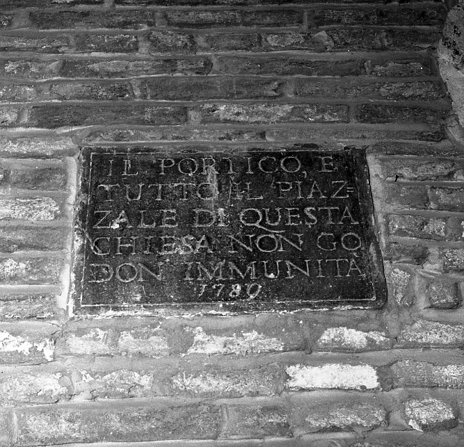 lapide - bottega emiliano-romagnola (sec. XVIII)