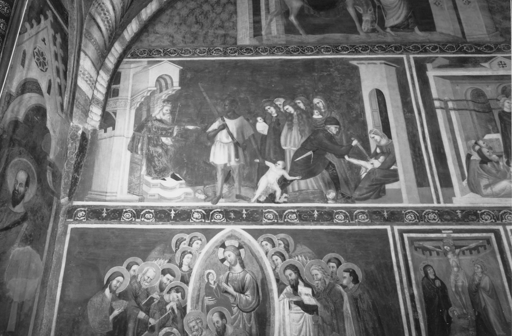 strage degli innocenti (dipinto, elemento d'insieme) di Maestro di Sant'Antonio in Polesine Secondo (primo quarto sec. XIV)