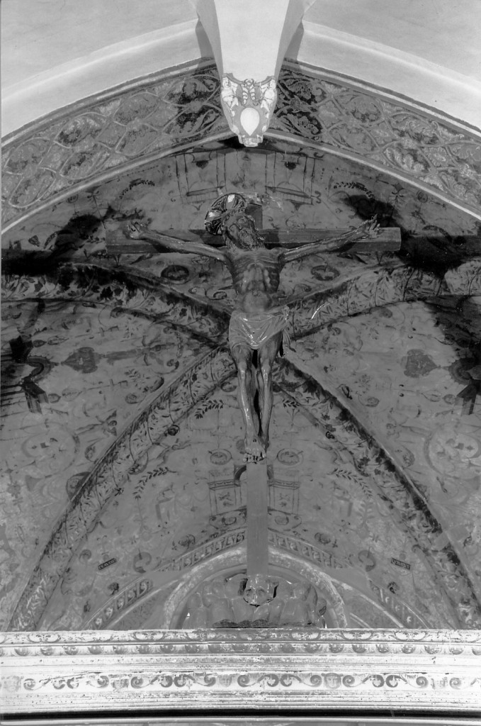 crocifisso - ambito ferrarese (metà sec. XV)