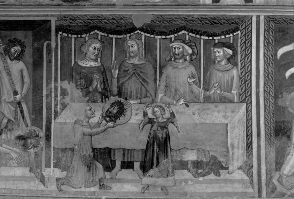 banchetto di Erode (dipinto, elemento d'insieme) di Maestro di Sant'Antonio in Polesine Terzo (sec. XIV)
