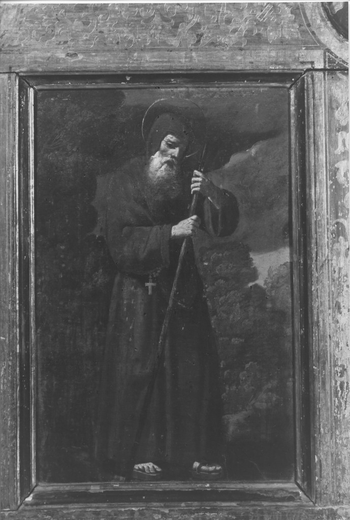 Sant'Antonio Abate (dipinto) di Bononi Carlo (inizio sec. XVII)